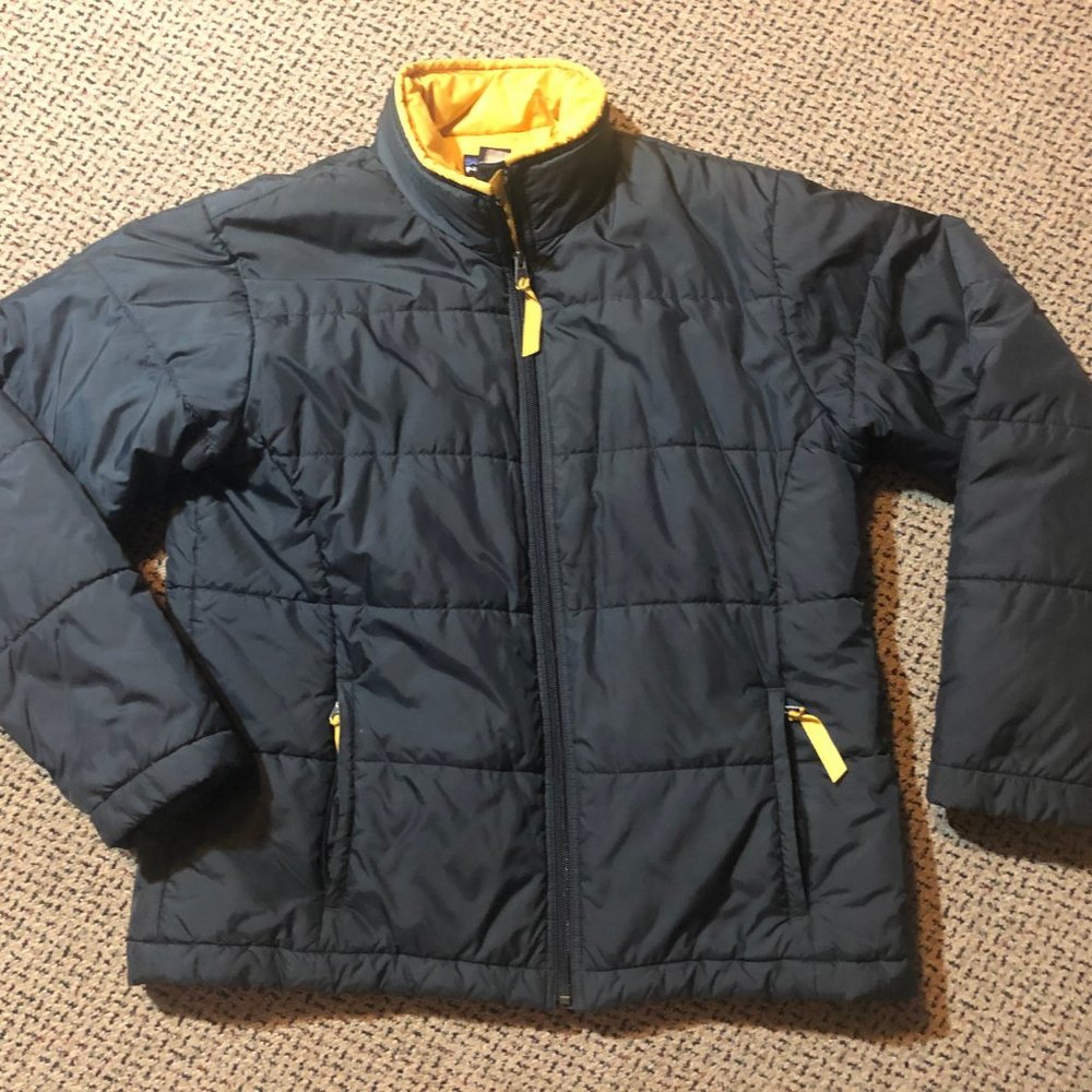 Patagonia insulated winter down jacket reversible